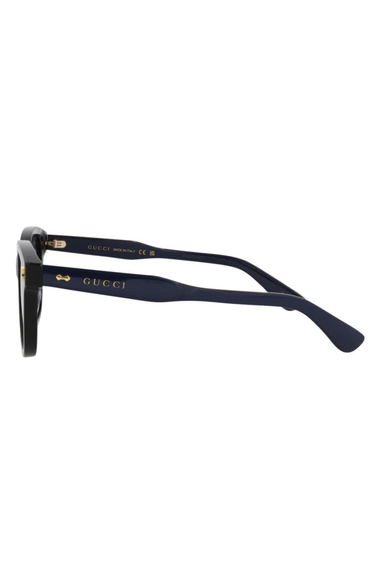 Gucci Square Sunglasses, Alternate, color, Blue Blue Blue