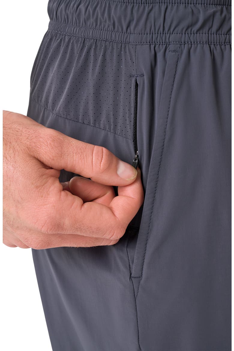 Court Ready Active E-Waist Shorts, Alternate, color, EBONY