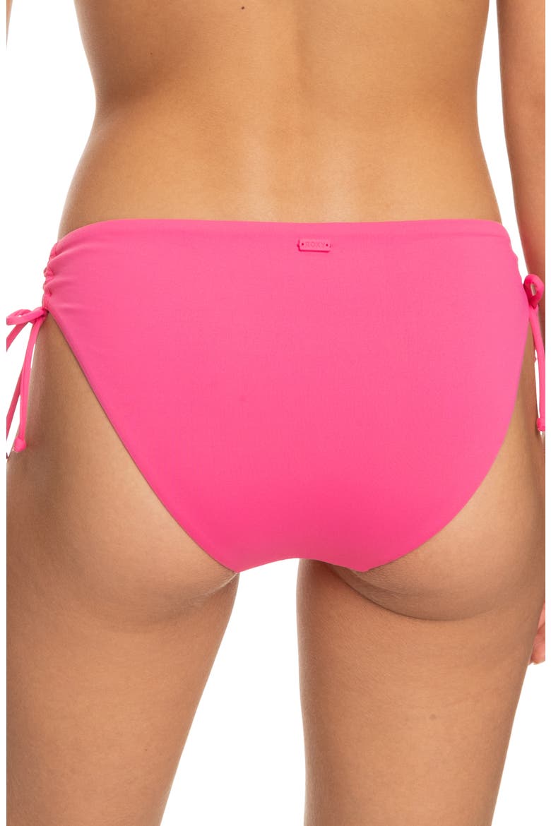 Beach Classics Side Tie Hipster Bikini Bottoms, Alternate, color, SHOCKING PINK
