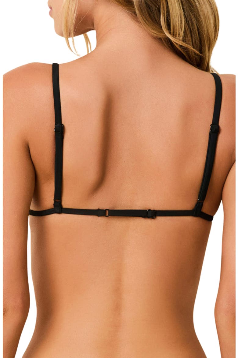 The Gaia Ring Bikini Top, Alternate, color, NOIR