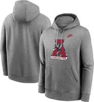 Nike Men's Nike Heather Gray Alabama Crimson Tide Legacy Logo Club Fleece Pullover Hoodie