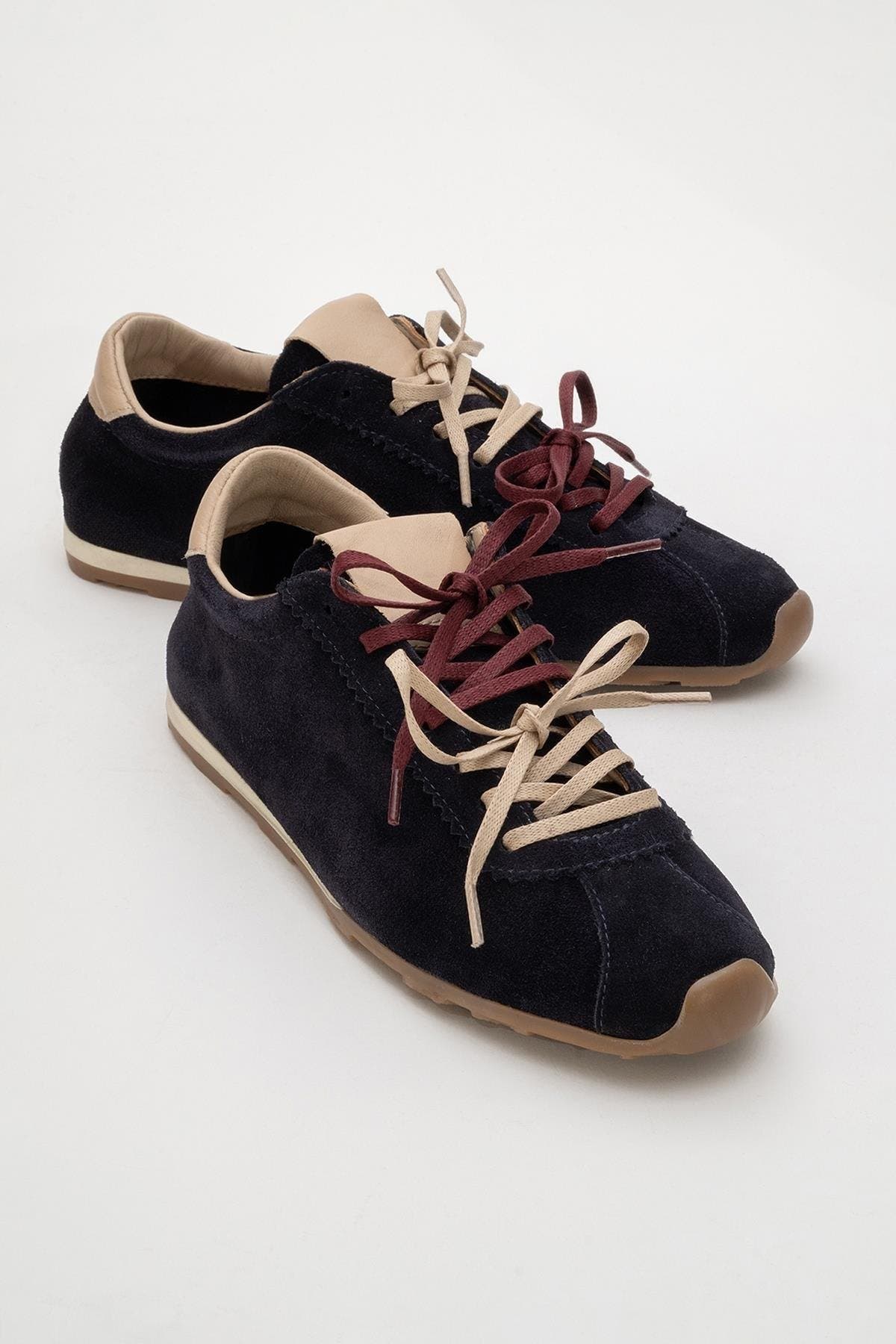 Dark Blue Leather