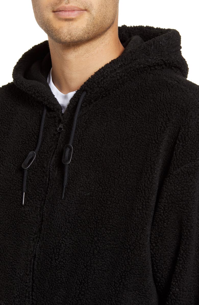 Nike SB Nike Faux Shearling Hoodie, Alternate, color,