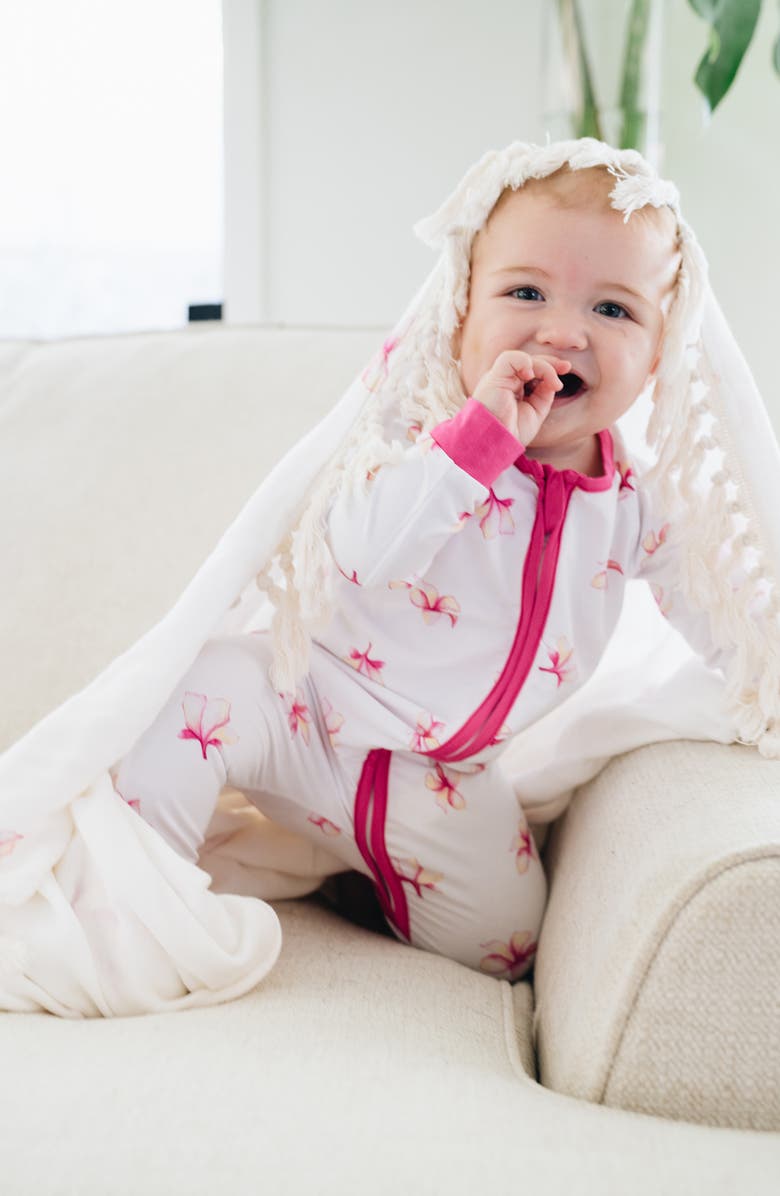 Coco Moon Plumeria Convertible Romper, Alternate, color, Pink