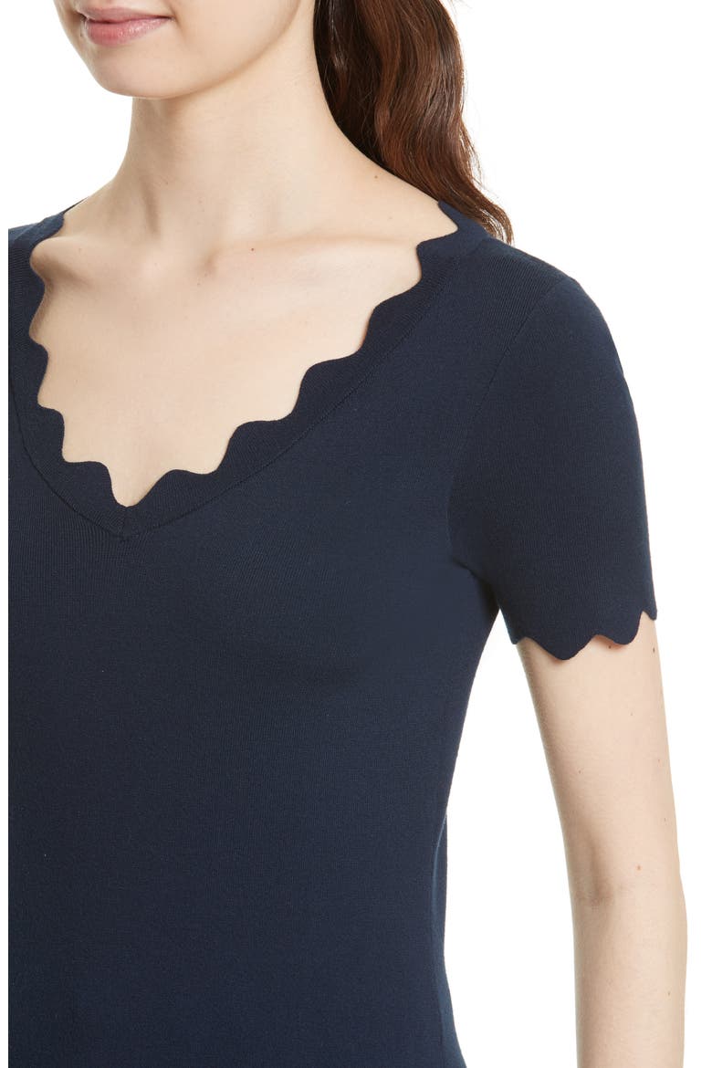 Scallop Top, Alternate, color, NAVY