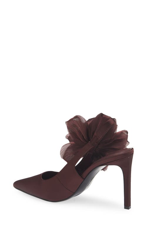 Karl Lagerfeld Paris Sariyah Slingback Pump In Wine