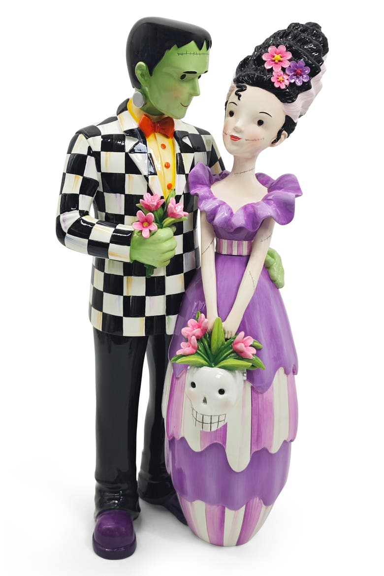Glam O Ween Frankie & Bride Halloween Decoration, Main, color, MULTI
