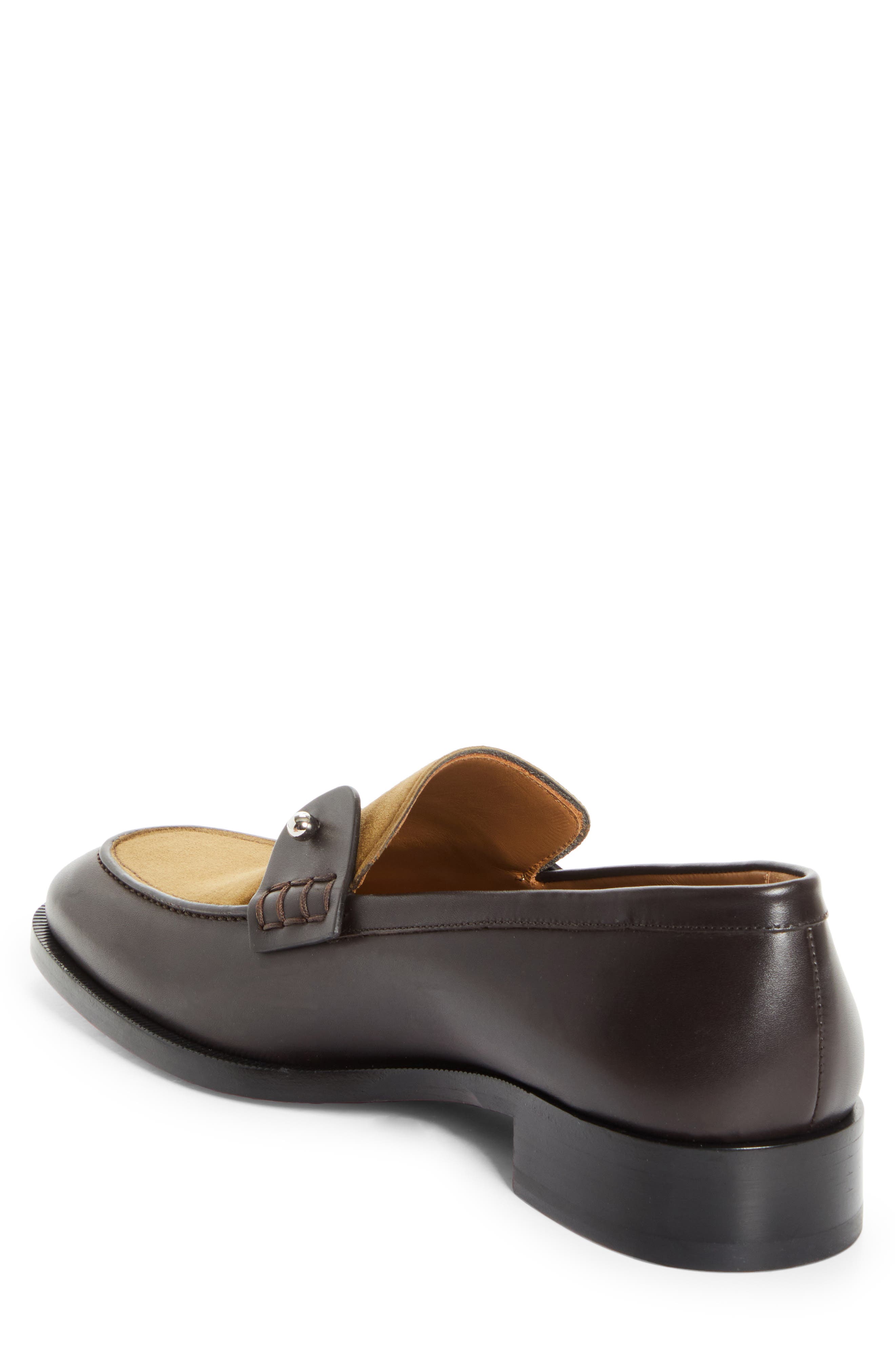 Christian Louboutin Chambelimoc Loafer, Alternate, color, Cafe/ Bronzo