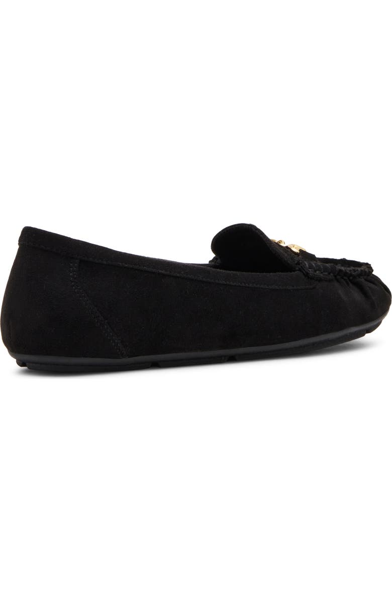 Anne Klein Hewlett Bit Loafer, Alternate, color, Black Suede