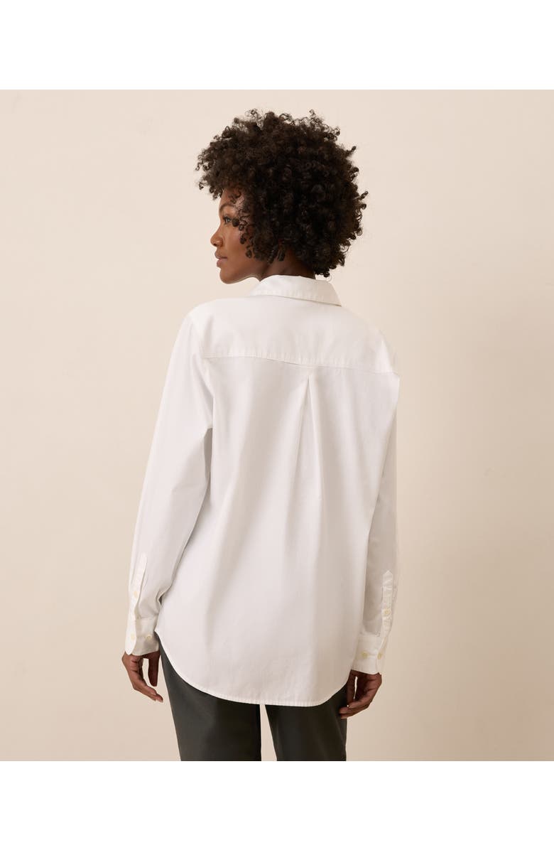 Pact Organic Cotton All Day Poplin Classic Shirt, Alternate, color, White