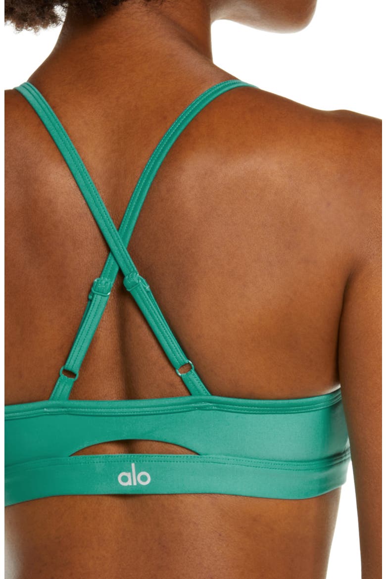 Intrigue Sports Bra, Alternate, color, OCEAN TEAL