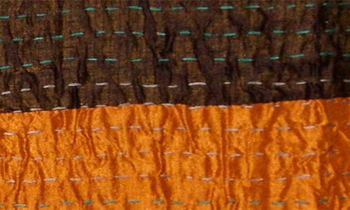 Taj Hotel Kantha Silk Blend Throw Blanket In Multi 05