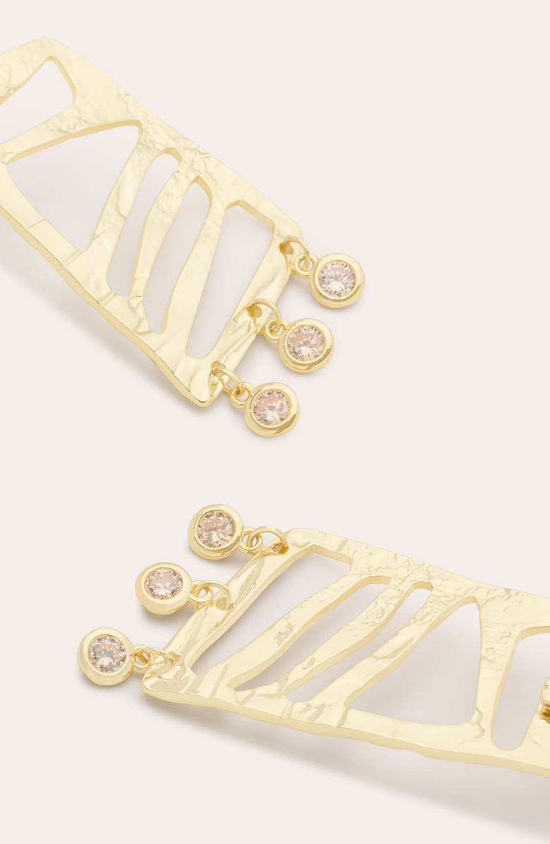 Ramy Brook Eli Geometric Drop Earrings, Alternate, color, Gold