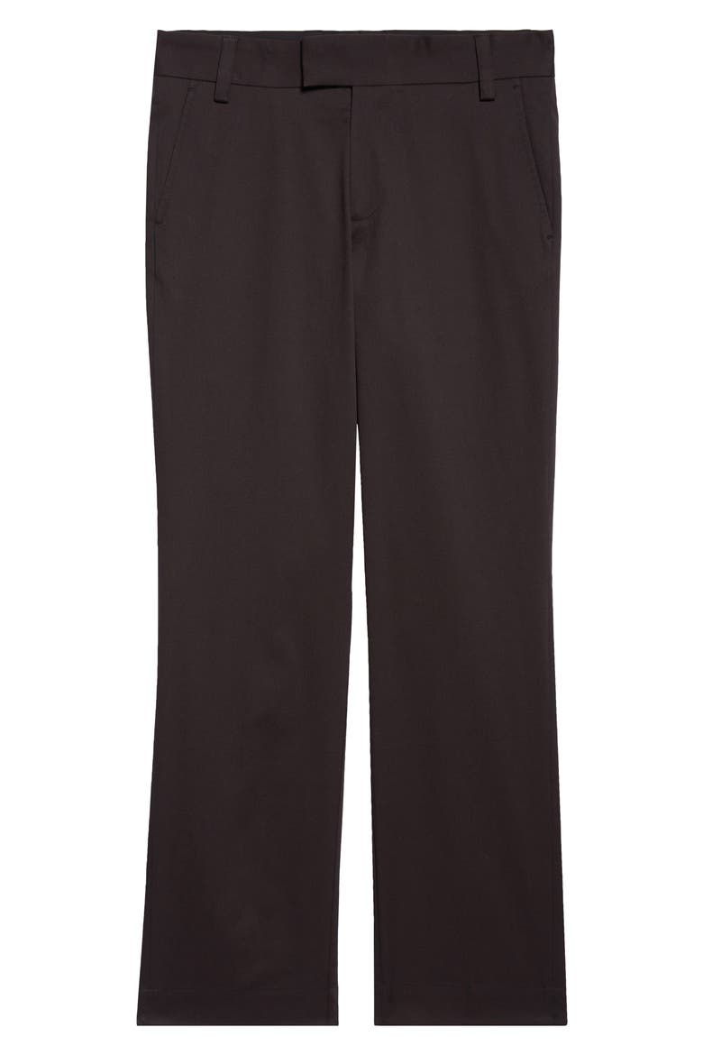 Alec Stretch Organic Cotton Gabardine Work Pants, Alternate, color, BLACK