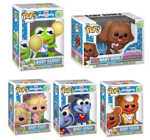 Muppet Babies Disney Funko Pop! Complete Set (5)