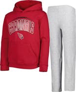 Outerstuff Youth Cardinal/Heather Gray Arizona Cardinals Double Up Pullover Hoodie & Pants Set