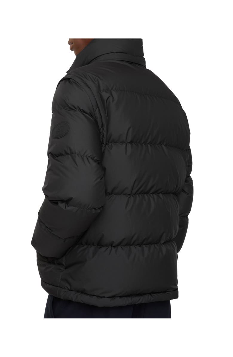 Burberry Detachable Sleeve Puffer Jacket, Alternate, color, Black
