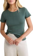 nz BY NIC AND ZOE Georgia Pointelle Rib T-Shirt