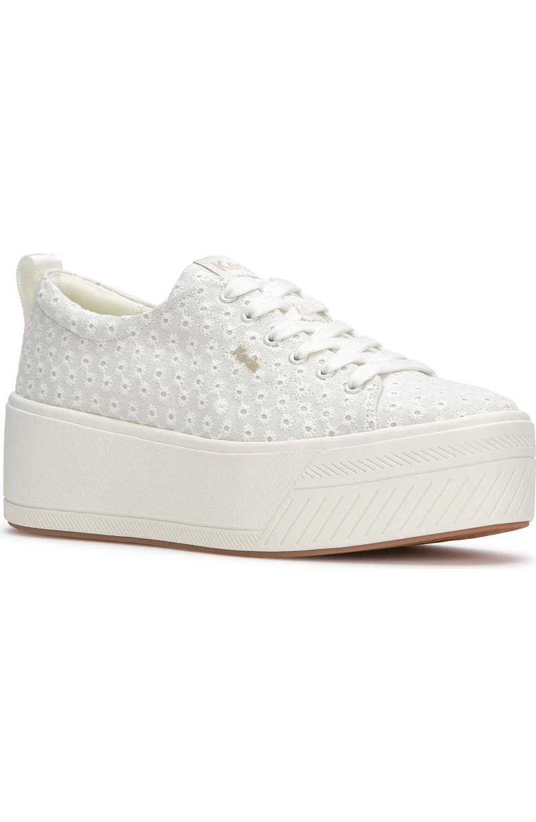 Keds<sup>®</sup> Skyler Platform Sneaker, Main, color, Snow White
