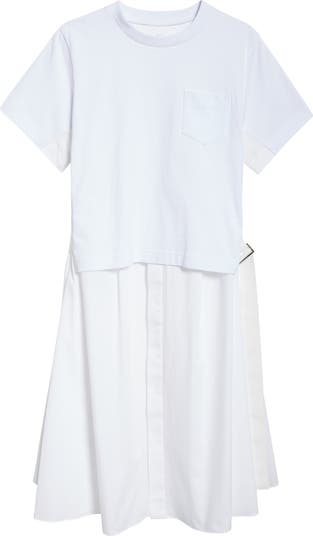 Suiting x Cotton Poplin Dress on Sale | sacai Official Store