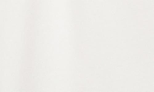Mango Satin Trim Cotton Blend Robe In White