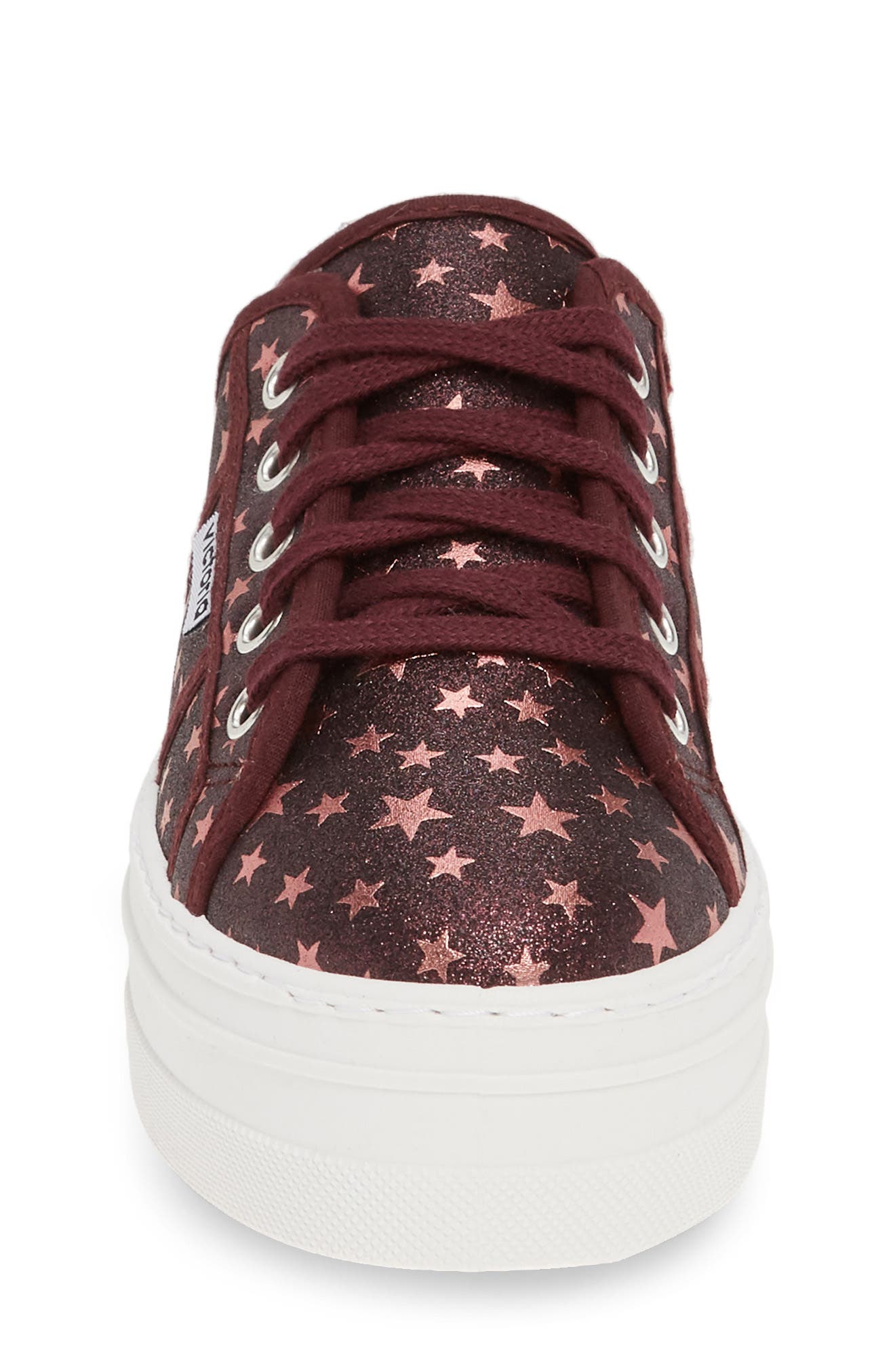 Victoria Shoes Barcelona Sparkle Platform Sneaker, Alternate, color, 