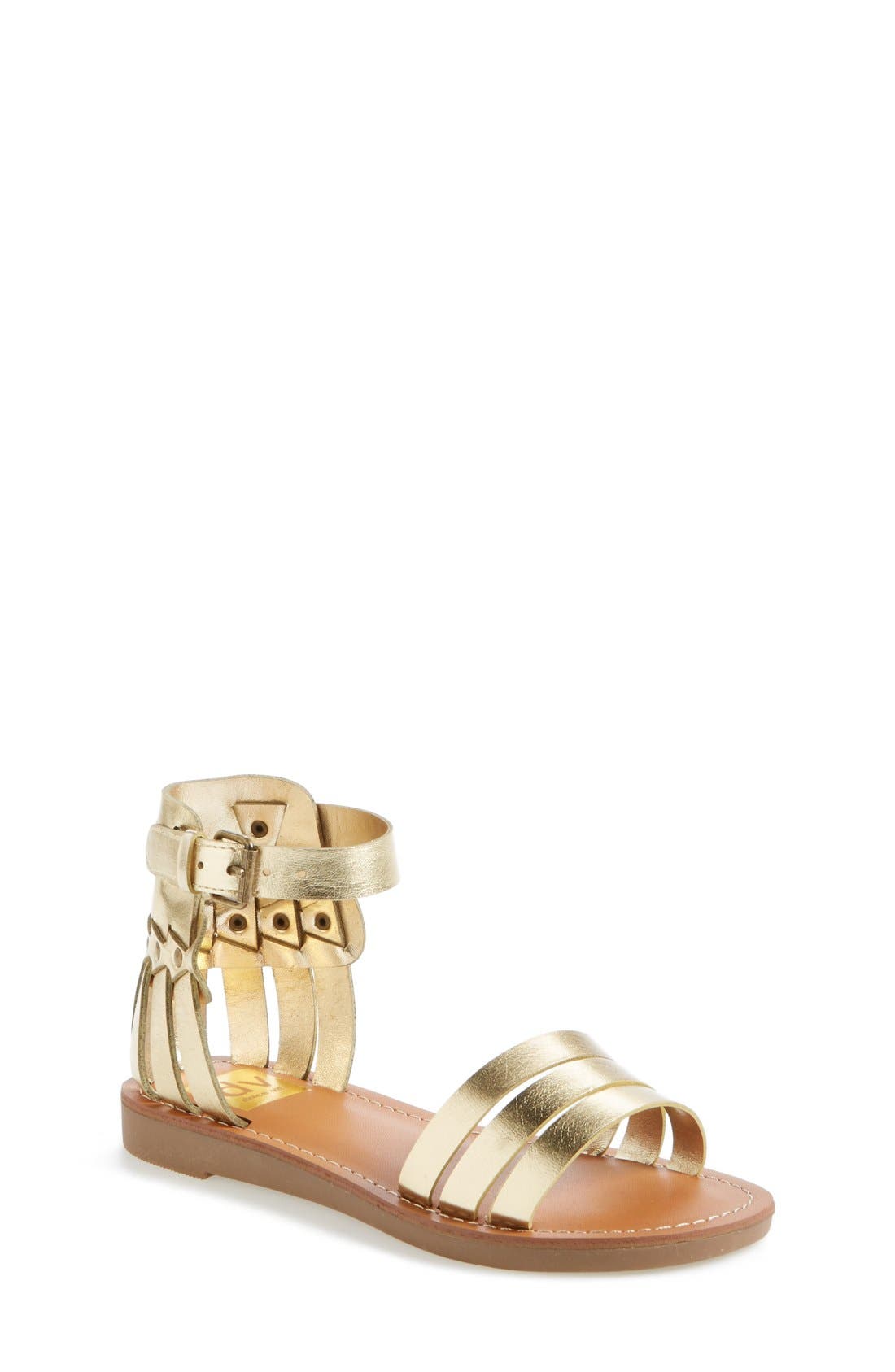 DV by Dolce Vita 'Braya' Sandal, Main, color, GOLD METALLIC