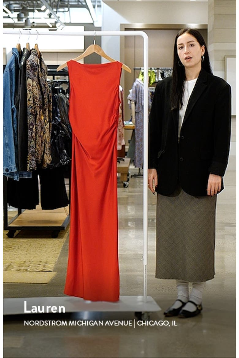 x Jourdan Sloane Bella Satin Dress video