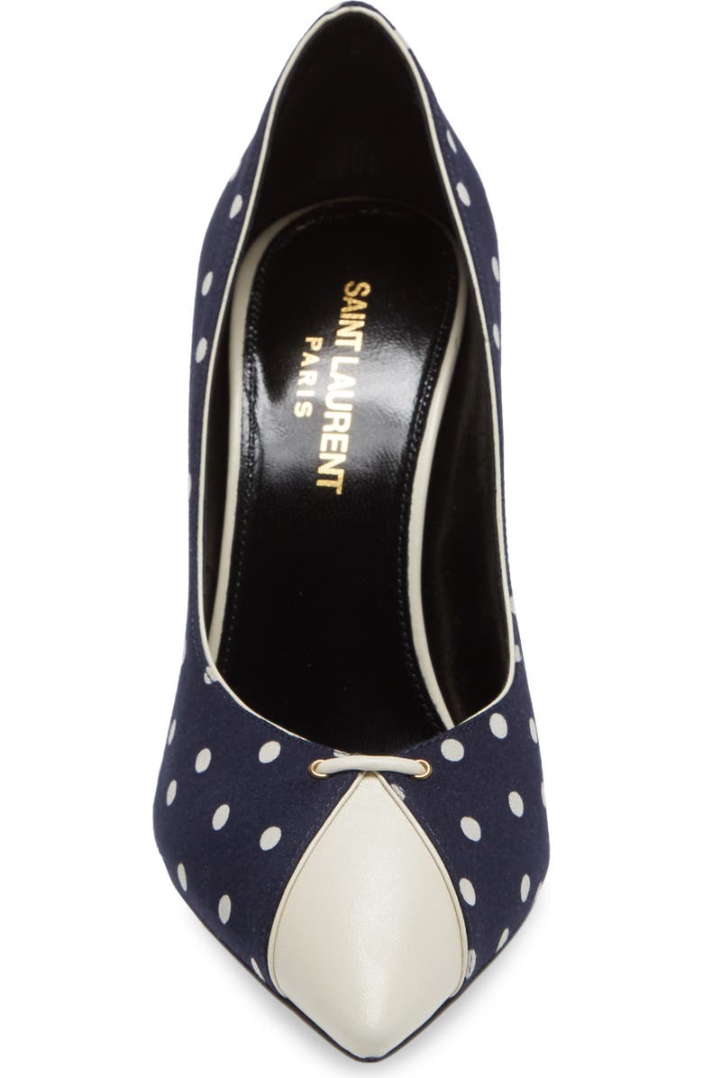 Saint Laurent Lola Pointed Toe Pump, Alternate, color,