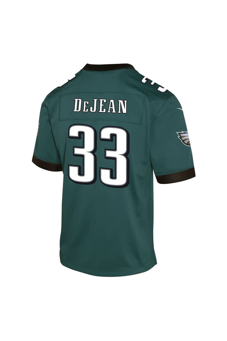 Youth Nike Cooper DeJean Midnight Green Philadelphia Eagles Game Player Jersey, Alternate, color, Green