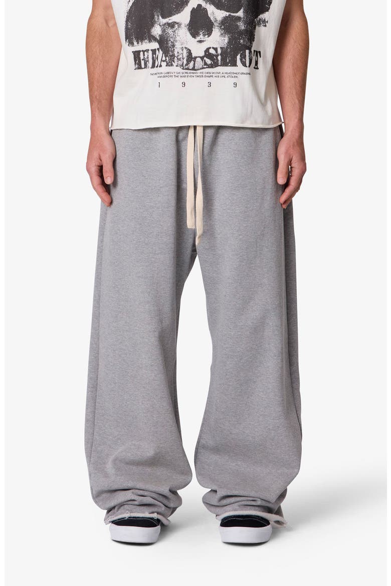 Ultra Baggy Wide Leg Sweatpants, Main, color, DARK HEATHER