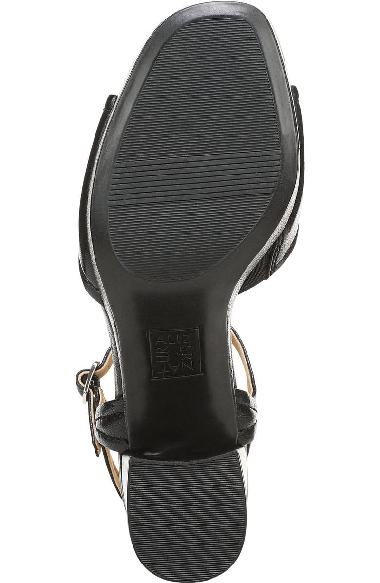 Naturalizer Petra Ankle Strap Platform Sandal, Alternate, color, Black Leather