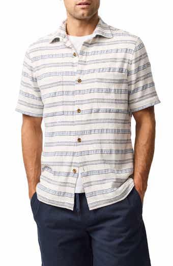 Rodd & Gunn Yarrow Creek Short Sleeve Recycled Cotton Blend Button-Up Shirt