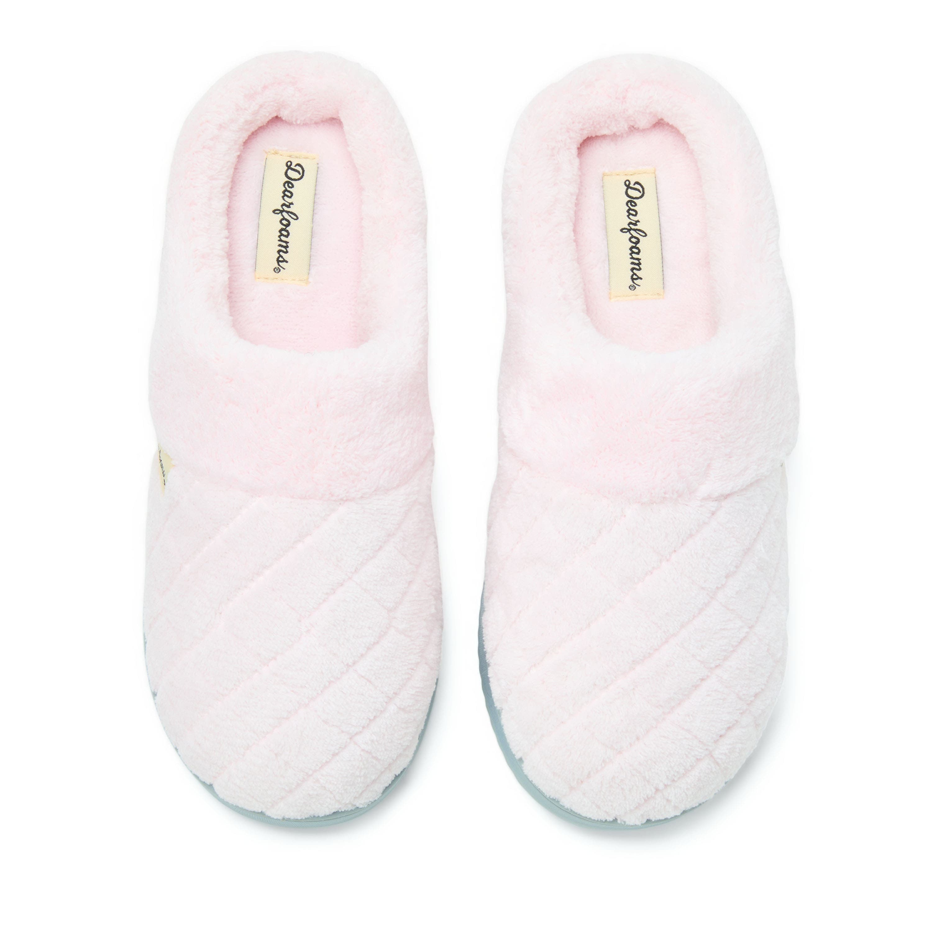 Libby Quilted Terry Clog Slipper, Alternate, color, Fresh Pink