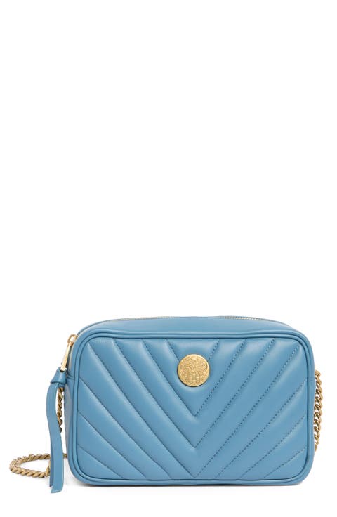Theon Leather Camera Crossbody Bag