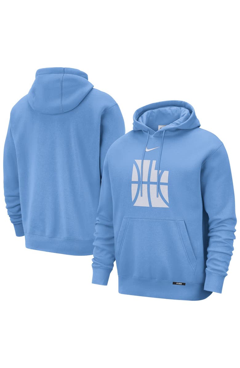 Nike Men's Nike  Blue Utah Jazz 2025/26 City Edition Essential Logo Remix Hoodie, Main, color, Blue