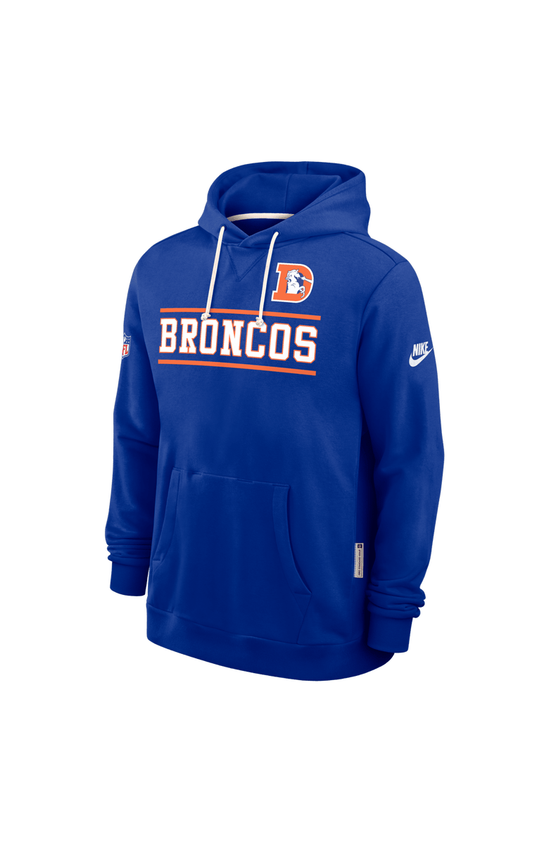 Nike Men's Nike Royal Denver Broncos Alt Sideline Standard Issue Dri-FIT Hoodie, Alternate, color, Royal