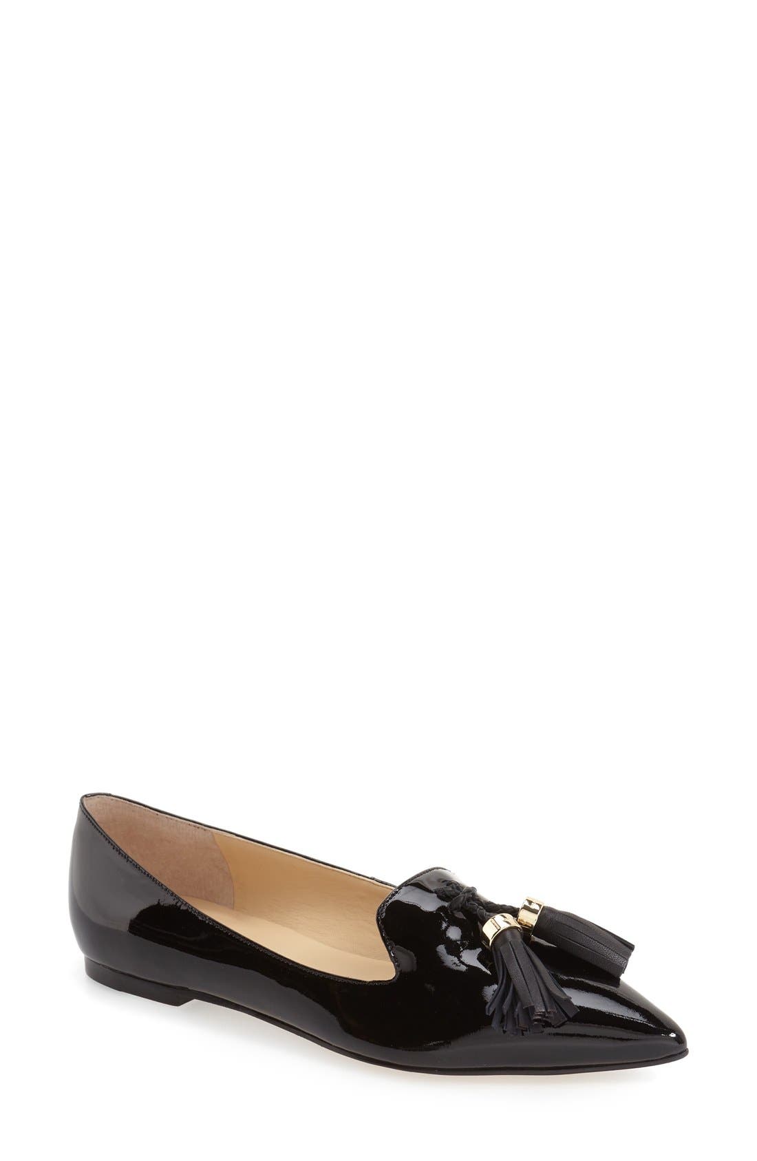 Ivanka Trump 'Lama' Pointy Toe Loafer, Main, color, 