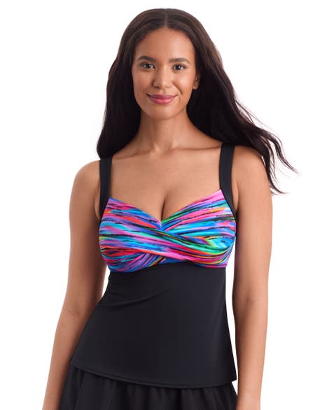Twist Bra Chlorine Resistant Tankini Swimsuit Top