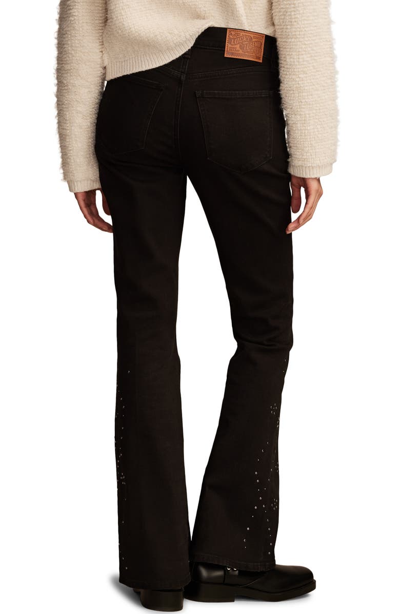 Lucky Brand Lucky Legend Stevie High Waist Flare Jeans, Alternate, color, Smitten Wash