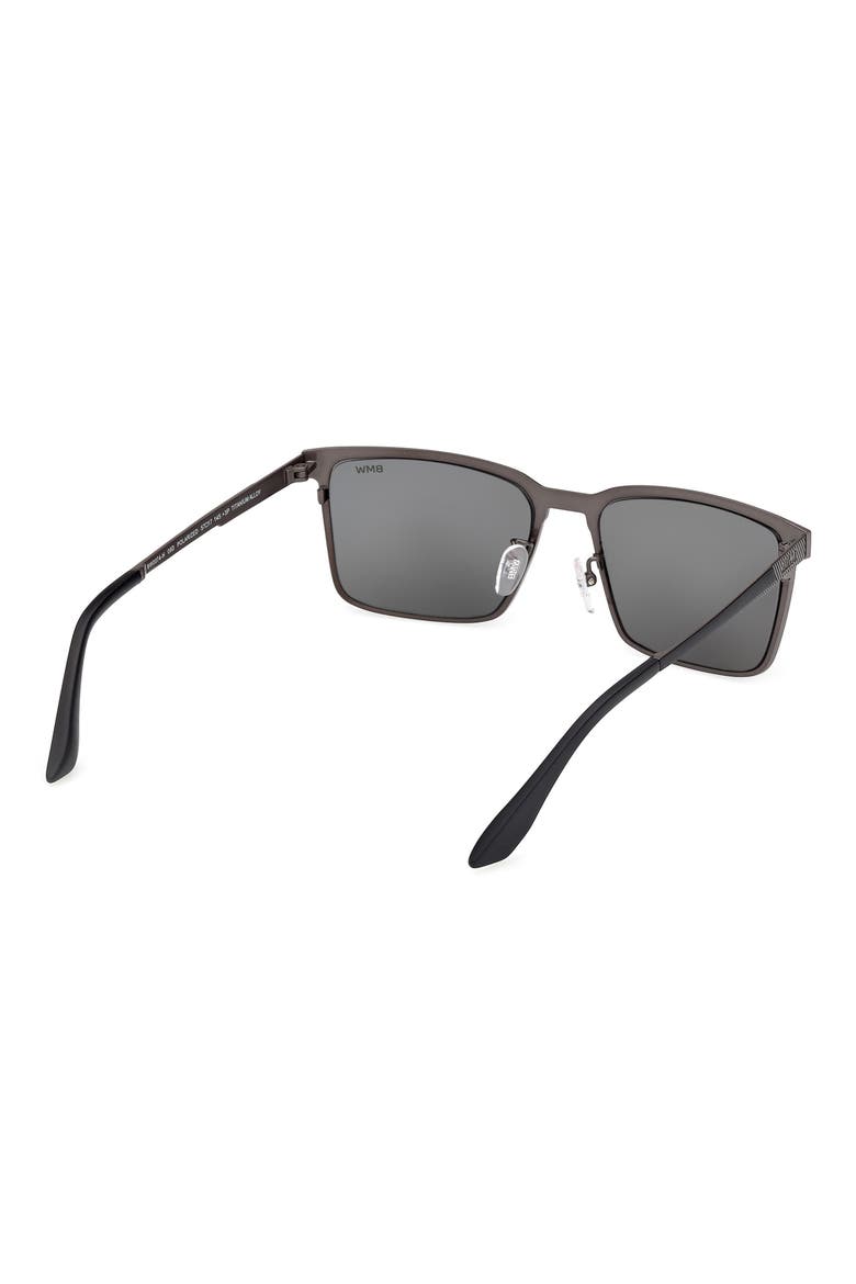 57mm Sunglasses, Alternate, color, MATTE GUNMETAL / SMOKE