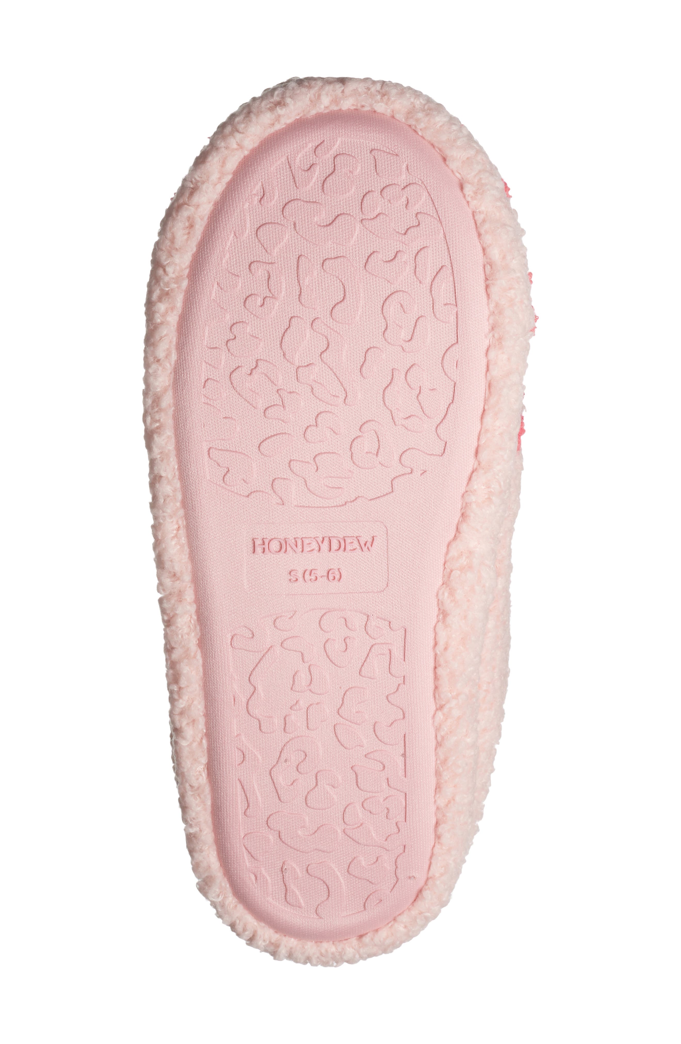 Honeydew Multi Heart Faux Shearling Clog, Alternate, color, Pink