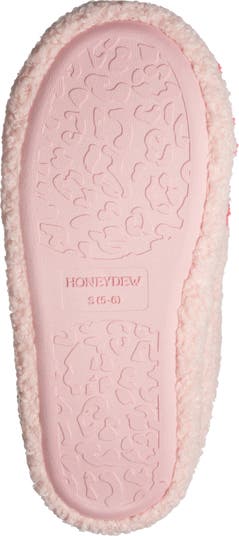 Multi Heart Faux Shearling Clog