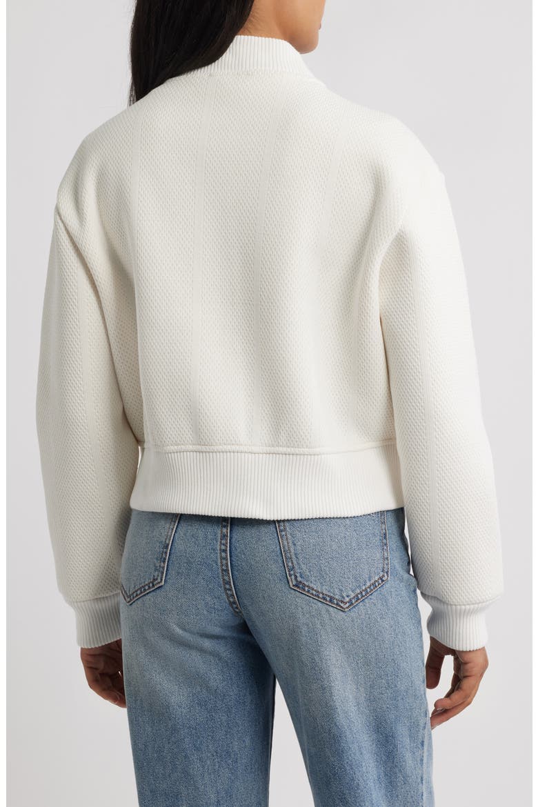 Cotton Bomber Jacket, Alternate, color, ANTIQUE WHITE