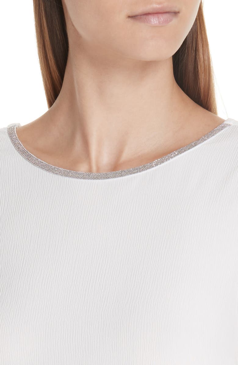 Fabiana Filippi Bead Neck Reversible Tank Top, Alternate, color,