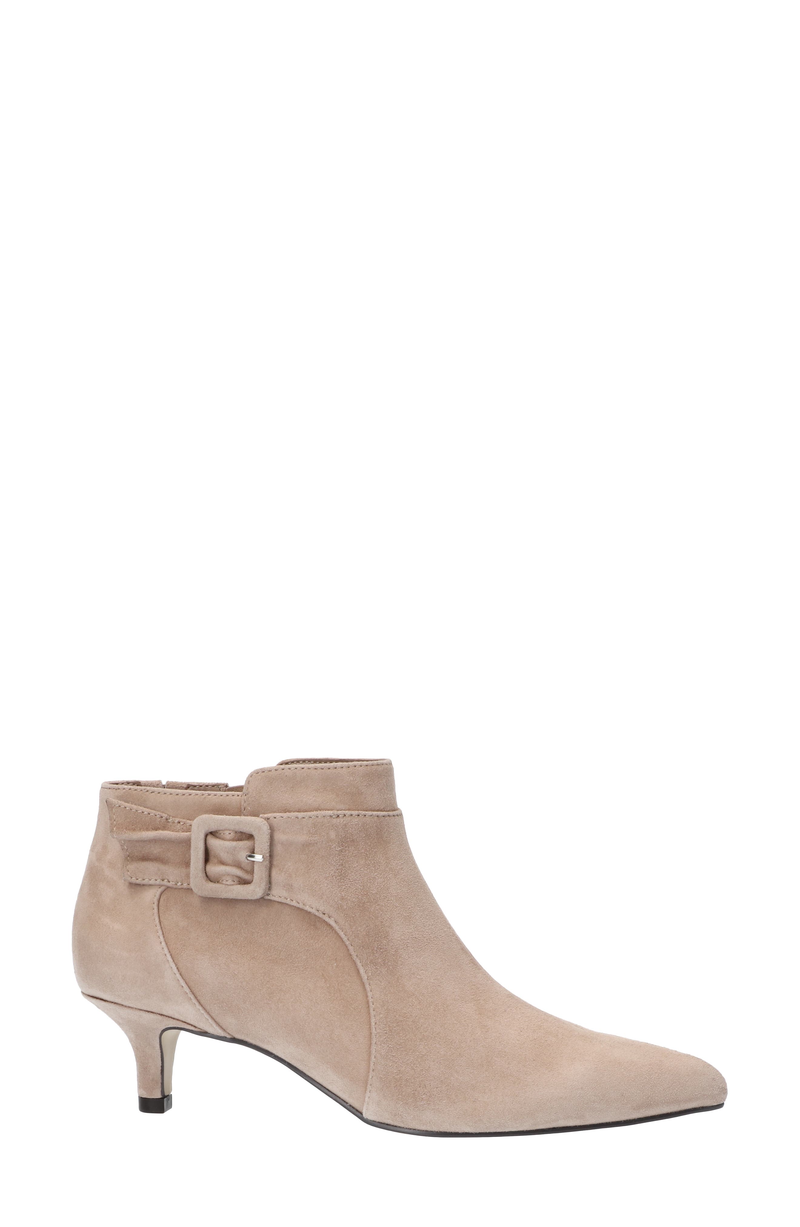 Bindi Bootie, Alternate, color, ALMOND SUEDE