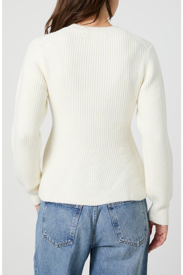 Peplum Sweater, Alternate, color, CLASSIC CREAM