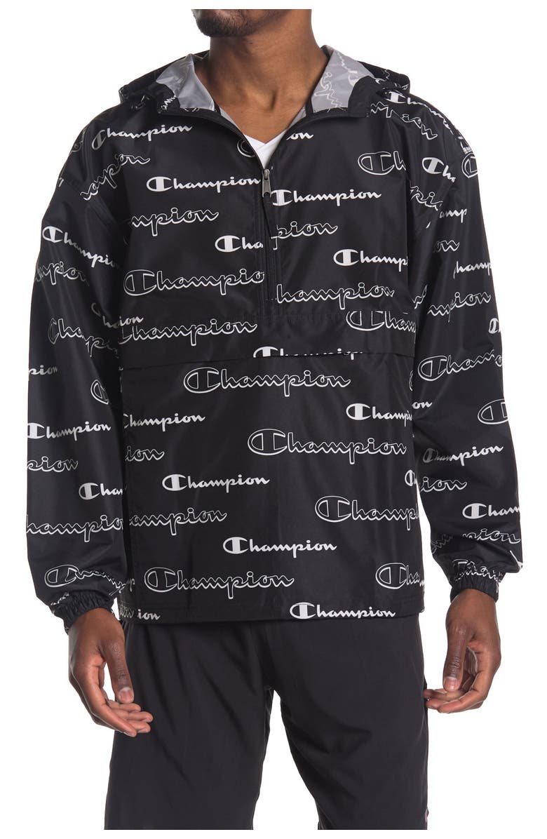 Champion Printed Packable Half Zip Jacket, Main, color, 