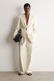 COS Textured Slim Straight-leg Pants