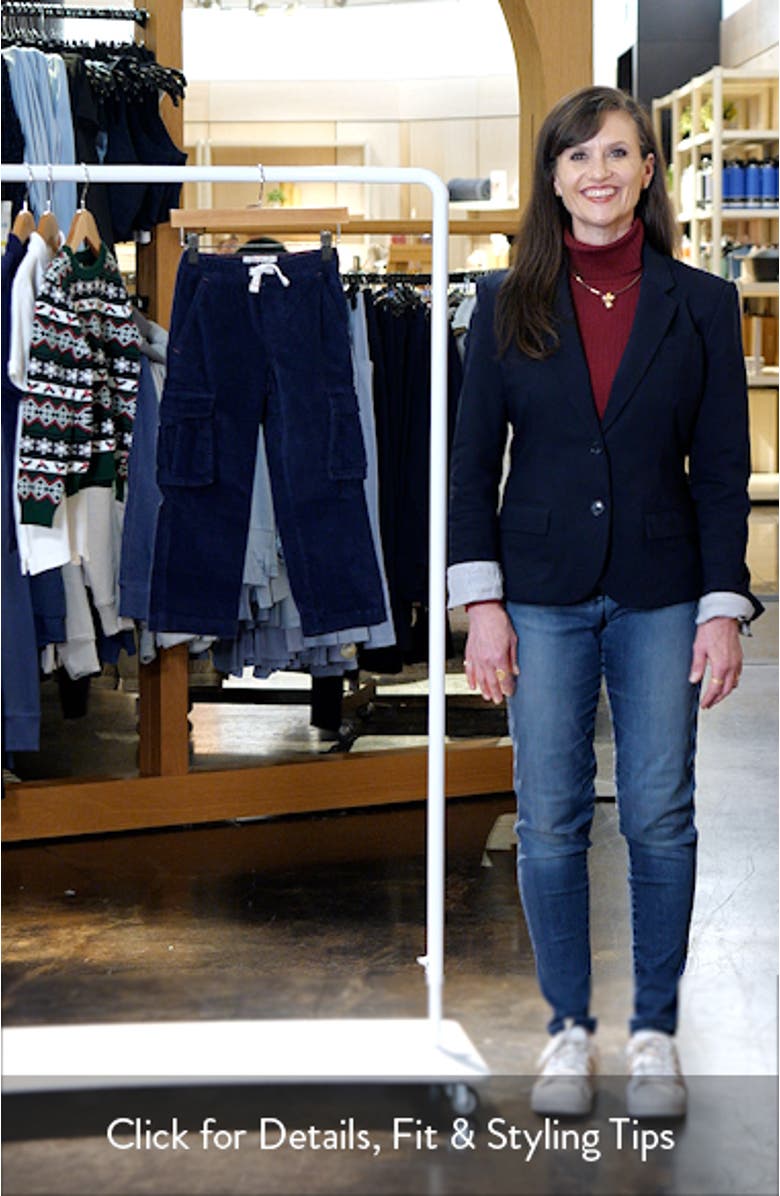 Kids' Cotton Corduroy Cargo Pants, sales video thumbnail